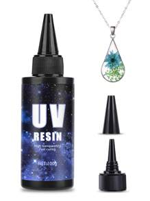 100g-500g Clear UV Resin Hard, UV Cure Epoxy Resin Crystal Kit Solar Activated Glue For Jewelry Making Fast Curing - UV Resin - View 2