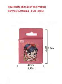 45入組貓印花貼紙 - 彩色 - 查看 10