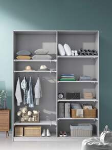 1 szt. regał do przechowywania bez perforacji w szafce, regał do przechowywania o regulowanej długości, organizer do garderoby, wysuwana ścianka działowa do przechowywania, ścianka działowa do kuchni, półki warstwowe do szafek w akademiku, półki łazienkowe, ścianka działowa do szafki na buty, wystrój pokoju, dekoracje, dekoracje, wystrój, przechowywanie, organizer, spodnie do sukienki, buty, dżinsy, buty, spódnica, sypialnia, organizer, organizer, przechowywanie w domu, biały T-shirt damski, czarne spodnie damskie, damskie ubrania zimowe, sukienka, ubrania zimowe dla pań, eleganckie sukienki damskie, biała koszula damska, długi rękaw, biały kombinezon dla kobiet, sukienki wiosenne dla kobiet, wiosenne stroje dla kobiet, wiosna, ubrania wiosenne, minimalistyczny, letnie bluzki