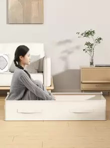 1pc Bed Bottom Clothing Storage Bag, Foldable Portable Large Capacity Storage Bag, Children's Toy Organizing Bag, Bedroom Bed Bottom Quilt Storage Bagbedroom,Organizer,Organiser,Home Storage,White T Shirt Women,Black Pants Women,Ladies Winter Clothes,Dress,Winter Clothes For Ladies,Elegant Woman Dresses,White Shirt For Ladies,Long Sleeve,White Jumpsuit For Women,Spring Dresses For Women,Spring Outfits For Women,Spring,Spring Clothes,Minimalist,Summer Tops