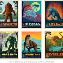 2025 Legends Of The National Parks Calendar - Multicolor - View 2