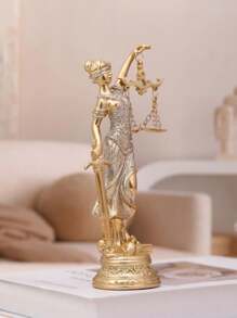 1 件家居装饰正义与和平女神雕像，雕塑装饰品最佳 - 彩色 - 查看 9