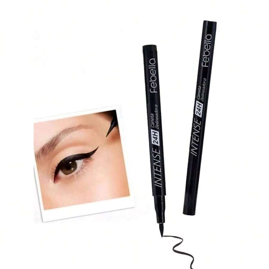 Pack Of 12 Febella Intense 24h Eyeliner Pens - màu đen - Xem 1