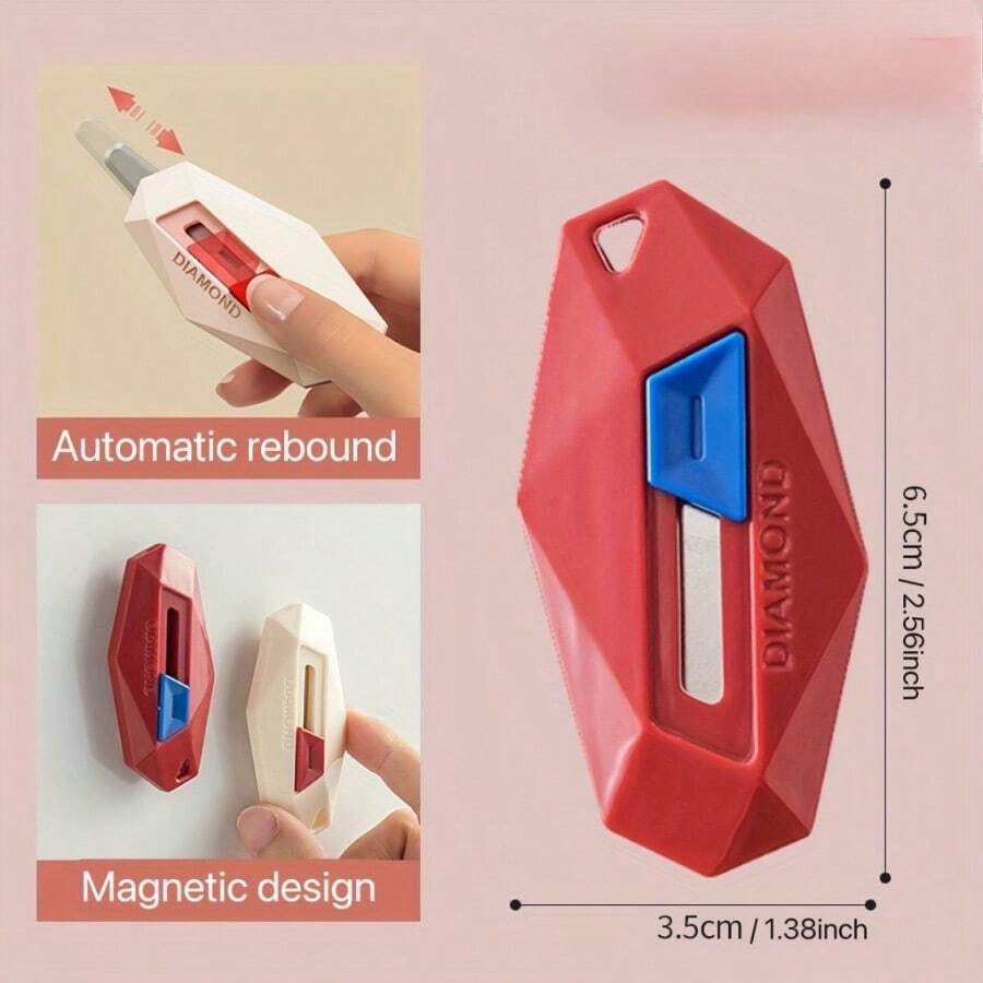 SafeTouch Box Cutters Manual Letter Openers With Automatic Retract
