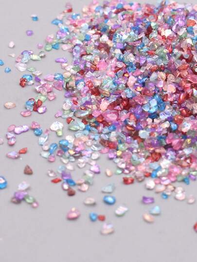 2-8mm 20g/Bag AB Color Glass Crushed Stones Set For Jewelry Making - Sparkling Chips For Resin Art, Nail Decor,Resin Filling For DIY Epoxy Mold Jewelry Making