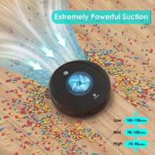 Robot Vacuum Cleaner With Mop Lefant M213, 2200 Pa Strong Suction, Quiet Robotic Vacuum 7.8cm Thin 28cm DIA, Ideal For Pet Hair Alexa Voice Control - Black - View 5