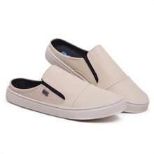 Men's Mule Slip On Sneakers Lightweight And Comfortable Casual Shoes - off-white - View 2