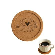 Miếng lót ly bằng gỗ khắc laser cá nhân hóa - Không gây tiếng ồn - Hoàn hảo cho bàn cà phê và bàn ăn. Món quà lý tưởng cho nhà mới, đám cưới, sinh nhật và là vật dụng không thể thiếu cho gia đình, Halloween, Giáng sinh, ngày lễ và kỷ niệm - màu gỗ - Xem 13