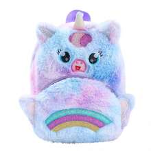 Bogesi 独角兽毛绒小书包女生休闲背包双肩包可爱卡通儿童收纳绷带颜色随机 - 彩色 - 查看 11