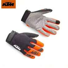 1 Pc 24 New Orange Power Riding Off-Road Motorcycle Cool Long-Finger Touch Screen Gloves,Winter Hand Warmers - Multicolor - View 2