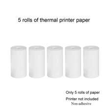 Imprimante d'autocollants mini, imprimante thermique de poche avec papiers thermiques, imprimante portable Notebuddy pour notes d'étude, DIY, scrapbooking, journal, mémo, liste, imprimante d'autocollants sans encre pour téléphone et tablette, impression sur le pouce, cadeaux pour la rentrée scolaire, Halloween, Thanksgiving, Noël, anniversaire et autres occasions spéciales, connexion avec l'application "Tiny Print"