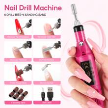 peacecolor 35PCS Acrylic Nail Kit With UV Lamp And Drill-Clear Nude Dark Pink Acrylic Powder Set, Base And Top Coat, Nail Glue, Nail Decoration Powder, Manicure Tools Nail Supplies, Acrylic Nails For Extension And Carving Nails For Women DIY Acrylic Nails Gift