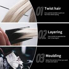 3pcs Plastic Threaded Anti-Slip Steel Tip Hair Dye Combs, High Heat Resistant Salon Professional Hair Coloring Brushes,Hair Brush,Comb,Hair Tools,Hair Products And Accessories For Barber Salon Beauty Travel Essentials,Back To School,Travel Holiday Essentials,Hair Accessories For Women,Brush,Hair Brushes,Edge Brush,Brush Hair,Hair Comb,Comb Hair,Detangling Brush,Ball Brush,Mini Hair Brush,Hair Brush Set,Wooden Comb, Comb, Slick Back Brush, Hairbrush, Edge Brush, Brush Hair, Hair Comb, Hair Brush Set, Comb Hair, Mini Hair Brush, Detangling Brush,Hair Products, Hair Tools, Hair Stuff, Hair Care, Curly Hair Brush, Barber, Barber Accessories, Hairdressing Equipment,Travel Essentials,Hairstyle,Hairdressing,Hair Brush,Slick Back Brush,Styling Brush,Curly Hair Brush,Edge Brush,Hair Comb,Brush Hair,Hair Brush Set,Comb Hair,Comb For Curls,Detangling Brush,Hair Brush For Women,Hair,Travel,Hair Products,Hair Tools,Hair Stuff,Barber,Barber Accessories,Barbershop,Hairdressing Equipment - Multicolor - View 4