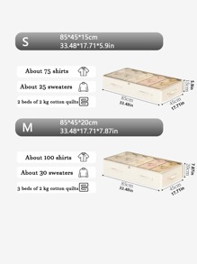 1pc Bed Bottom Clothing Storage Bag, Foldable Portable Large Capacity Storage Bag, Children's Toy Organizing Bag, Bedroom Bed Bottom Quilt Storage Bagbedroom,Organizer,Organiser,Home Storage,White T Shirt Women,Black Pants Women,Ladies Winter Clothes,Dress,Winter Clothes For Ladies,Elegant Woman Dresses,White Shirt For Ladies,Long Sleeve,White Jumpsuit For Women,Spring Dresses For Women,Spring Outfits For Women,Spring,Spring Clothes,Minimalist,Summer Tops