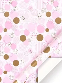 300cm*43cm粉色系铜版纸心形包装纸DIY情人节礼品包装纸 - 彩色 - 查看 9