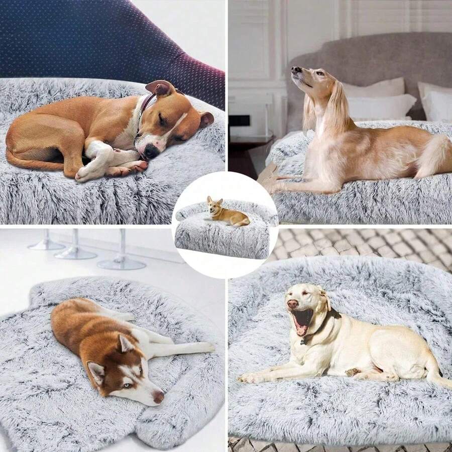 Winter Warm Large Pets Plush Bed Sofa Waterproof Washable Cats Dogs
