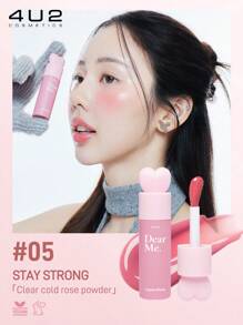 4U2 Dear Me 液体腮红 兔耳朵液体多用途腮红#05 清爽冷玫瑰粉 - #05 CLEAR COLD ROSE POWDER - 查看 3