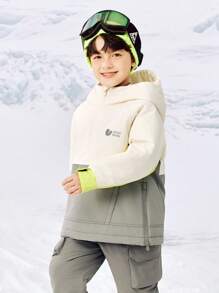 mini bala Boys' And Girls' Waterproof Breathable Ski Jacket Outdoor Winter Warm Collection