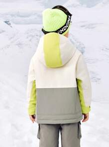 mini bala Boys' And Girls' Waterproof Breathable Ski Jacket Outdoor Winter Warm Collection