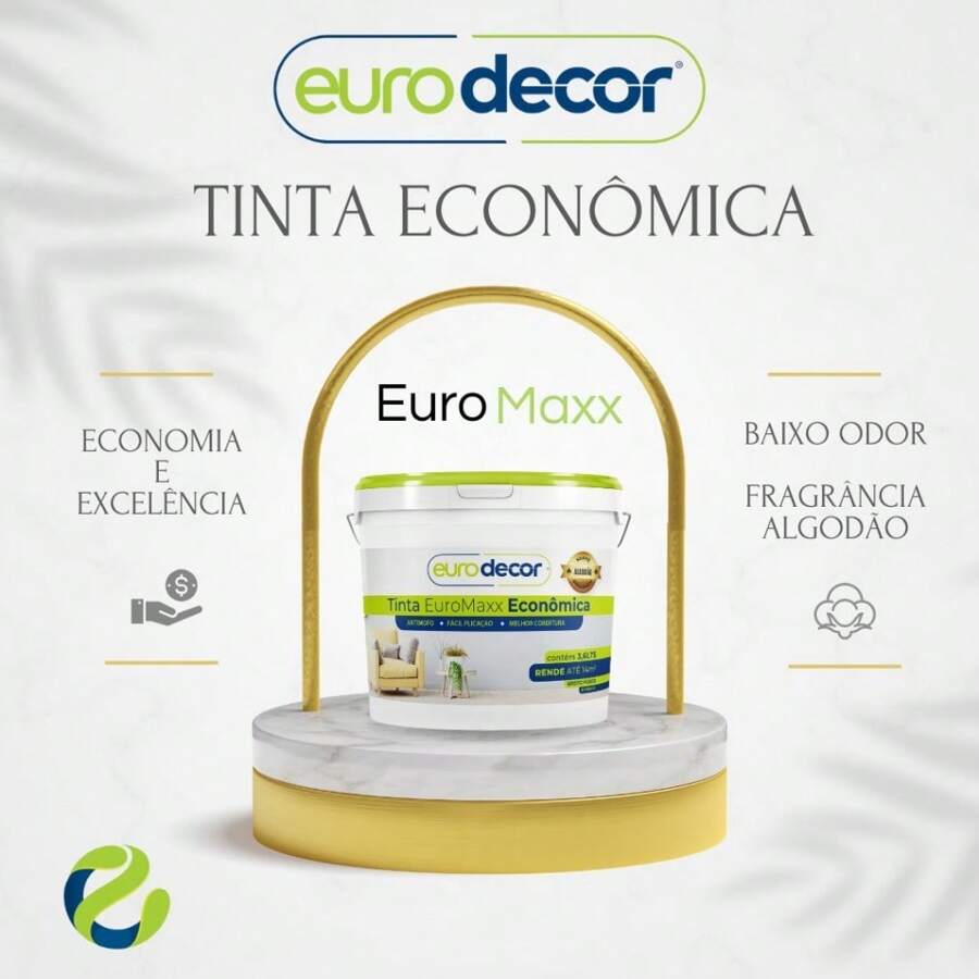 Euromax Acrylic Paint 3.6L AntiMildew Economical Wall Paint for Sale