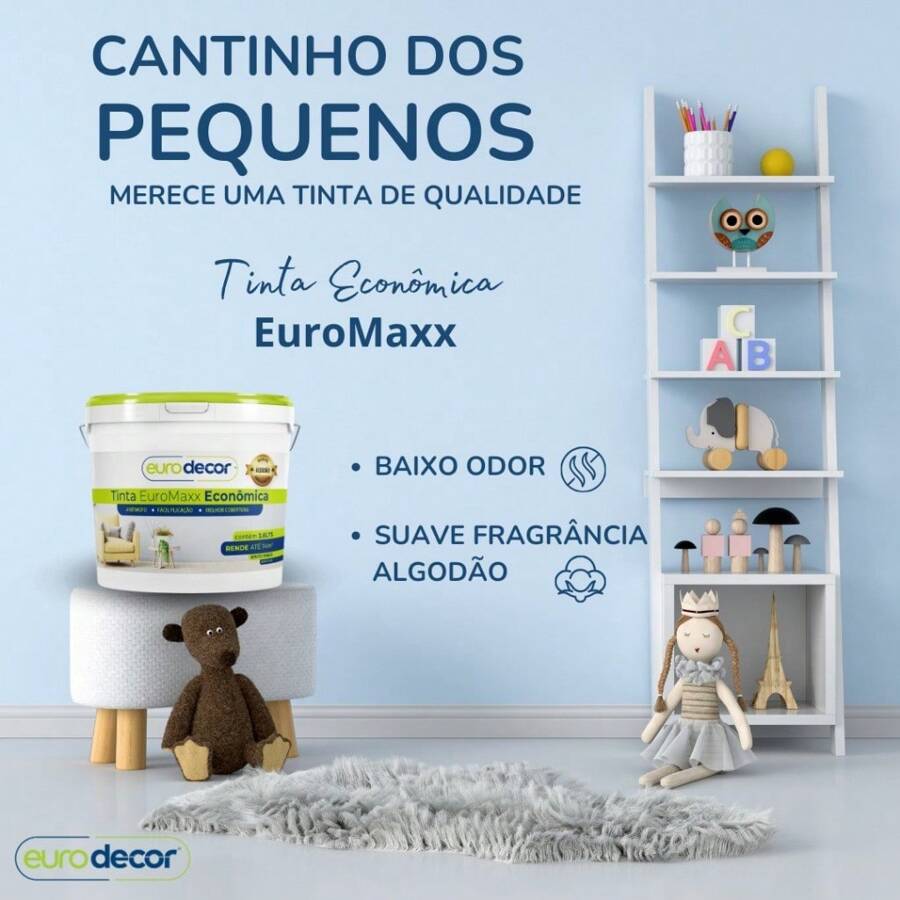 Euromax Acrylic Paint 3.6L AntiMildew Economical Wall Paint for Sale