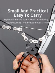 1pc Bike Chain Tool - Folding Bicycle Chain Tool, Quick Release Connector, Installation Plier, Chain Breaker - Black - View 6