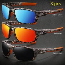 3 Chiếc Kính Thời Trang Cổ Điển Đi Xe Đạp Câu Cá Unisex Thể Thao Kính Thời Trang Nam Cổ Điển Retro Leo Núi Thể Thao Ngoài Trời Kính Thời Trang Nam Thương Hiệu Sang Trọng Thiết Kế Kính Thời Trang Nhiệt Đới Bãi Biển Kỳ Nghỉ Mùa Hè Màu Phấn Mắt Kính Mắt Lấp Lánh Chất Liệu Sang Trọng Thẩm Mỹ Trang Phục Kỳ Nghỉ Kính Mát Nam Cổ Điển Đi Xe Đạp Mua Sắm - 3ZHF777-2 - Xem 13