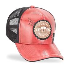 Pampa's Country Unisex Leather Cap With Can Bottle Opener New Release - 紅色 - 查看 7