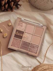 Dasique No.10 秋风眼影盘，纯素配方，韩式彩妆，无动物实验，9款易于晕染的哑光和珠光眼影，附赠精美韩式彩妆礼品 - #10 Autumn Breeze - 查看 8
