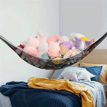 WholeNight 1 lưới đựng búp bê nhồi bông, võng đựng búp bê, lưới góc tường, hộp đựng búp bê động vật nhồi bông, hộp đựng đồ treo, đồ trang trí tường phòng trẻ em, quà tặng Giáng sinh, Halloween, Lễ tạ ơn - Nhiều màu - Xem 1