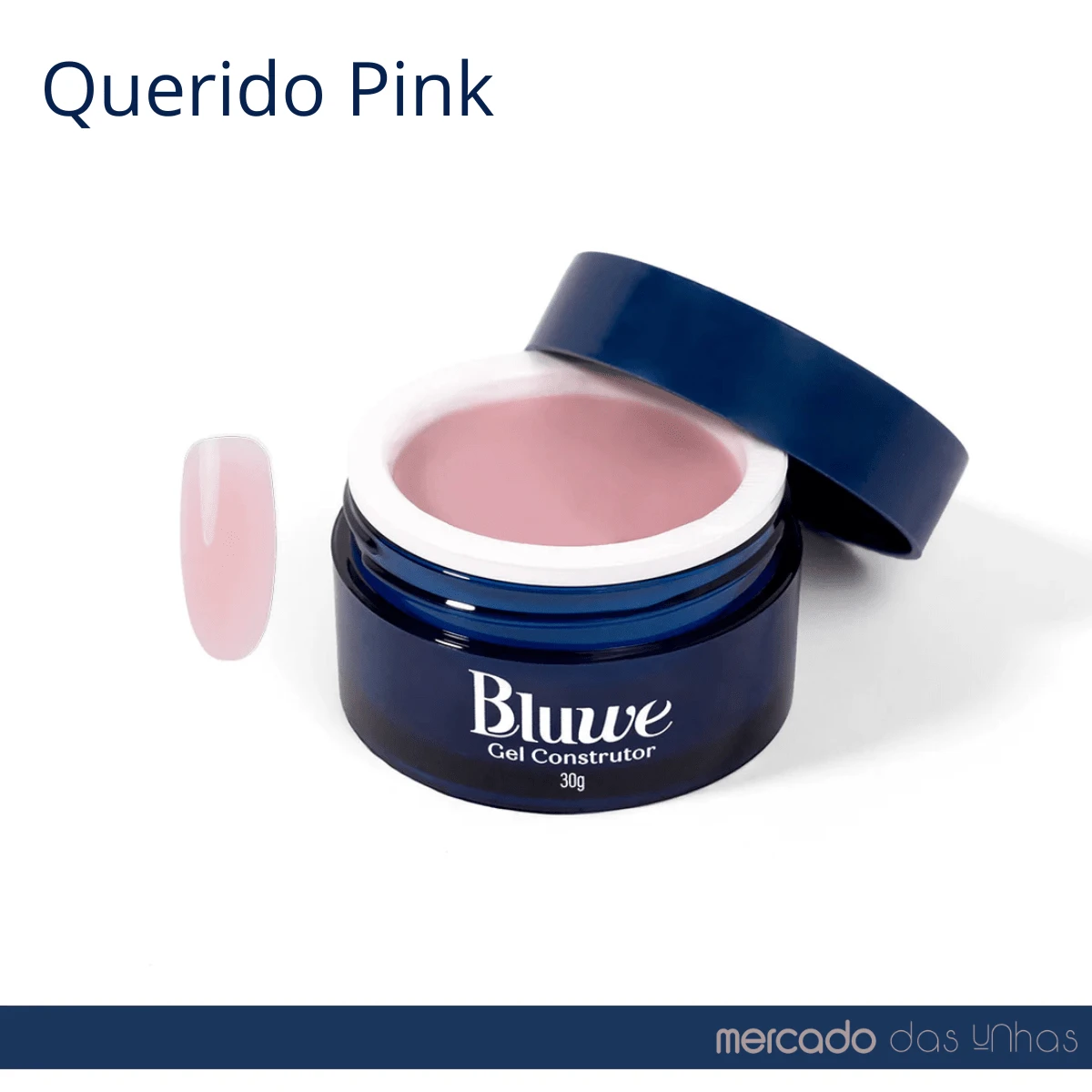 Nail Gel Builder Line 30g - Bluwe - 玫紅色 - 查看 1