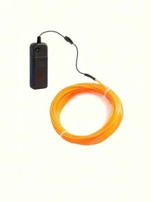 1 件，9.84 英尺/3 米鲜艳霓虹灯绳 - 节日装饰照明，卧室装饰 - 电池供电，频闪，电动发光，配有酷炫小工具 - 彩色 - 查看 15