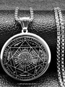 七大天使勋章天使项链男女款不锈钢所罗门印章保护链