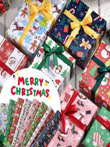 1 Bộ 8 món quà tặng tiệc mới Giấy tráng dày, thủ công in ấn cao cấp (A/B) với phong cách Ông già Noel, Cây thông Noel, Người tuyết, Người bánh gừng, Rất thích hợp để trang trí tiệc ngày lễ. Giáng sinh vui vẻ! - Nhiều màu - Xem 4
