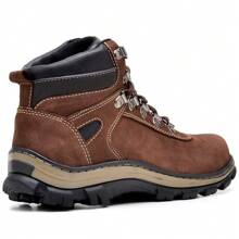 Men's Camping Combat Boot Super Resistant Soft Comfortable Immediate Shipping - Rỉ Nâu - Xem 3