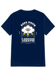 Unisex StreetWear T-Shirt 100% Cotton NEW! - Navy Blue - View 1