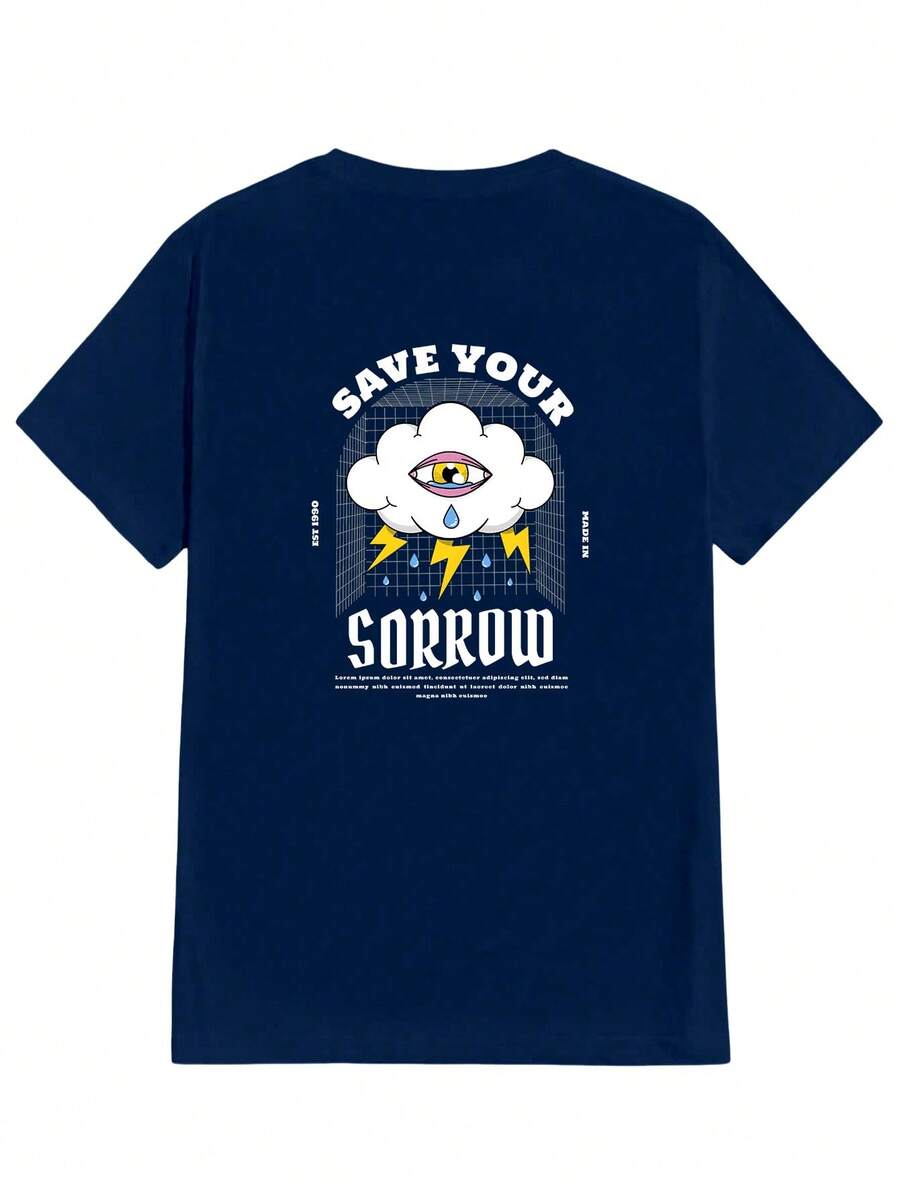 Unisex StreetWear T-Shirt 100% Cotton NEW! - Navy Blue - View 1