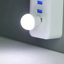 2/3/10 chiếc đèn ngủ mini USB, đèn chăm sóc mắt màu trắng ấm, đèn đọc sách, đèn ngủ LED USB di động, đèn đọc sách - Bóng đèn USB ấm áp - Xem 6