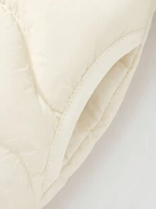 Balabala 男孩和女孩短款羽绒服 可爱又温暖 2024 年冬季外套 - 乳白 - 查看 6