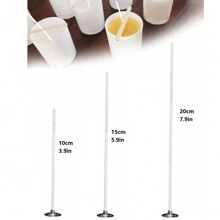 105 件蜡烛芯预蜡适用于蜡烛制作、蜡烛 DIY、家居装饰、卧室、婚礼、节日礼物、节日、家居装饰