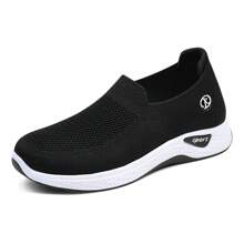 Women Comfortable Casual Working Nurse Shoes Non-Slip Breathable Walking Buffer Fitness Orthotic  Nursing Lightweight Shoes - Black - View 1