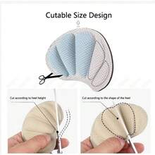 1 Cặp/5 Cặp Miếng Dán Gót Giày Thể Thao, Miếng Dán Gót Giày Chống Ma Sát - Đen-5 đôi (một kích thước phù hợp cho tất cả) - Xem 5