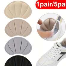 1 Cặp/5 Cặp Miếng Dán Gót Giày Thể Thao, Miếng Dán Gót Giày Chống Ma Sát - Đen-5 đôi (một kích thước phù hợp cho tất cả) - Xem 3