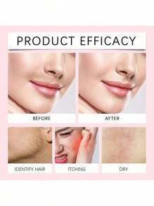 Spray Identificador De Vello Facial, Espray Alisador De Cara, Sin Dolor, Con 4 Raspadores, Afeitado Facial, Cuidado Facial, 1 Juego