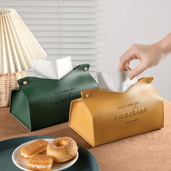 1pc Leather Tissue Box Car Tissue Box Home Living Room Decoration Bedroom Kitchen Desktop Nordic Large Storage Box Napkin Holder Christmas/Halloween Gifts, Table Napkin Holder, Tissue Holder Tissue Home Stuff, Table, Home Decorations, Home Organization And Storage, For Home Kitchen Bedroom Living Room Dining Room, Home Decoration Accessories, Decorative Box,Women Wedding Gift,Summer Travel Holiday Festival Must-Have