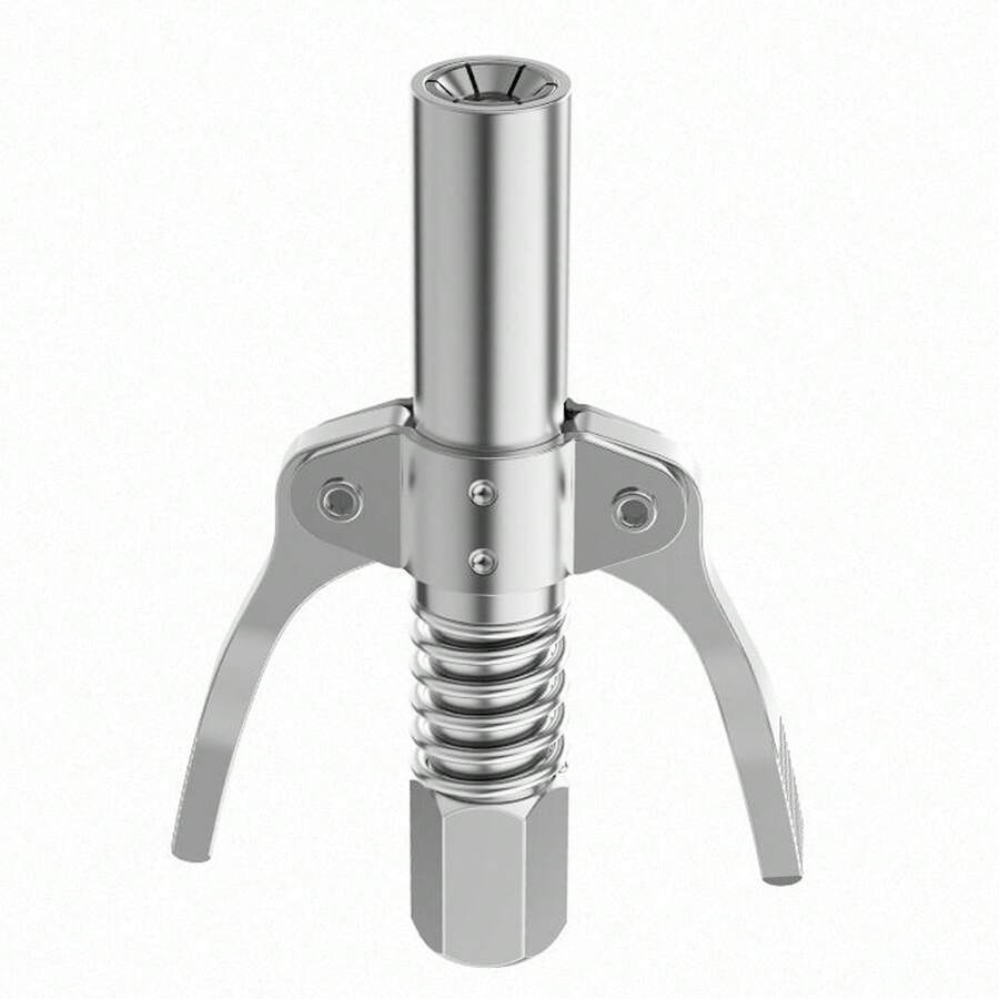 Offfay Quick Release Grease Gun Coupler Double Handle Gear Oil Nozzle