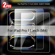 2 piezas de Protector de pantalla de vidrio templado compatible con iPad, de alta definición, alta transparencia, antirayado, resistente a golpes, cobertura de pantalla completa, resistente a huellas dactilares y sensible al tacto - transparente - Ver 39