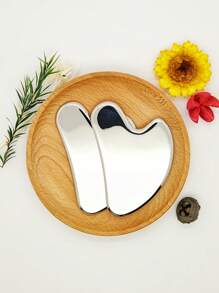 Zestaw 1/2/4/8 szt./narzędzi Gua Sha do twarzy, narzędzia kosmetyczne Gua Sha do twarzy ze stali nierdzewnej 304, poprawiają krążenie i ujędrniają skórę, masażer do twarzy, oczu, nóg, narzędzia do masażu, uroda, produkty do pielęgnacji skóry, spa, pielęgnacja, narzędzia do pielęgnacji skóry, pielęgnacja twarzy, akcesoria dla kosmetologów, masaż, narzędzie do masażu twarzy, wałek do masażu twarzy