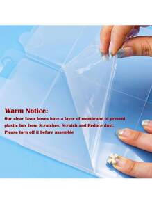 100pcs, Clear Small Gift Boxes 2 X 2 X 2 Inch, Party Favor Boxes For Spring Festival Valentine's Day Easter Mother's Day, Small Business Supplies, Packaging Box, Wedding Decorations, Wedding, Gift Box - Transparent - View 7