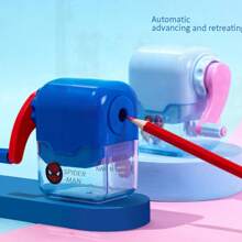 Disney Electric Pencil Sharpener, Students Pencil Sharpener, Manual Small Pencil Sharpener, Artist Sketch Pencil Sharpener, Large Diameter Holes, Cartoon Design - B - View 3